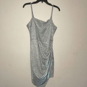 Silver Homecoming Dress
